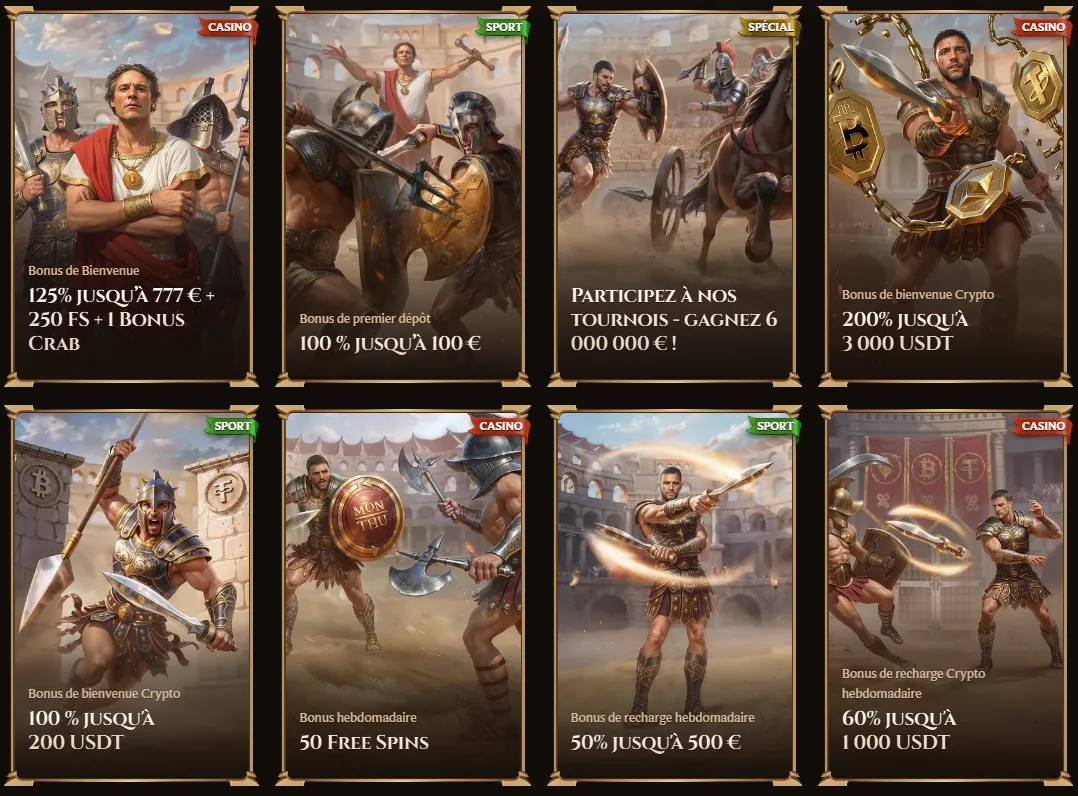 lanista casino bonus